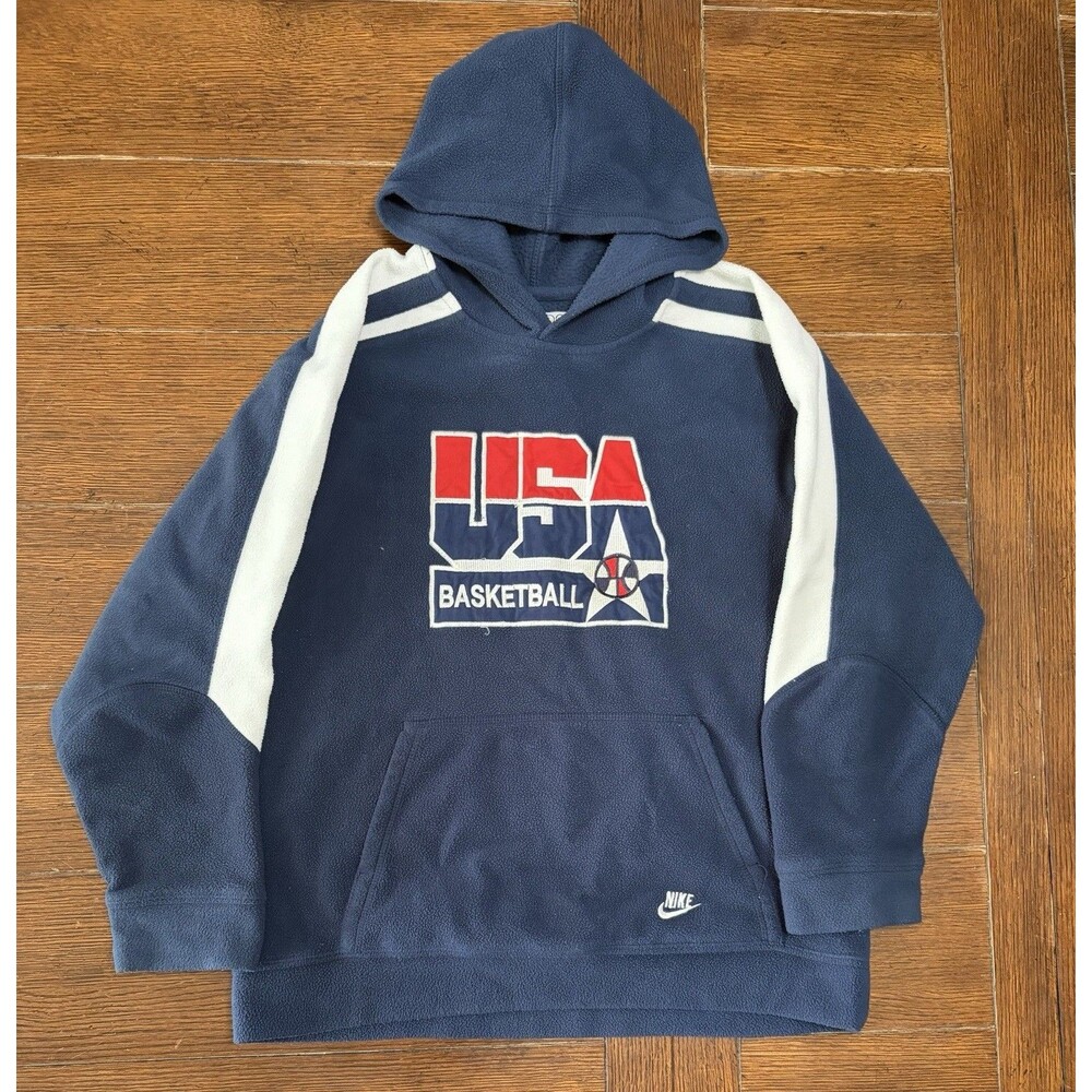 Vintage Nike Team USA Basketball Pullover Fleece Sweatshirt Women’s Size M